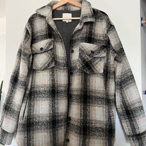 thread and supply Flannel Shacket